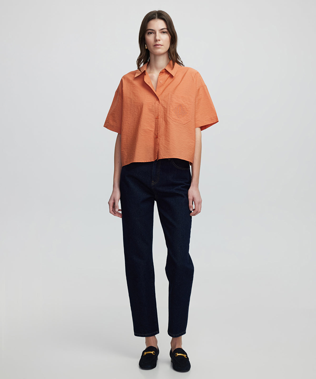 Zoomed Monogram Embroidered Shirt