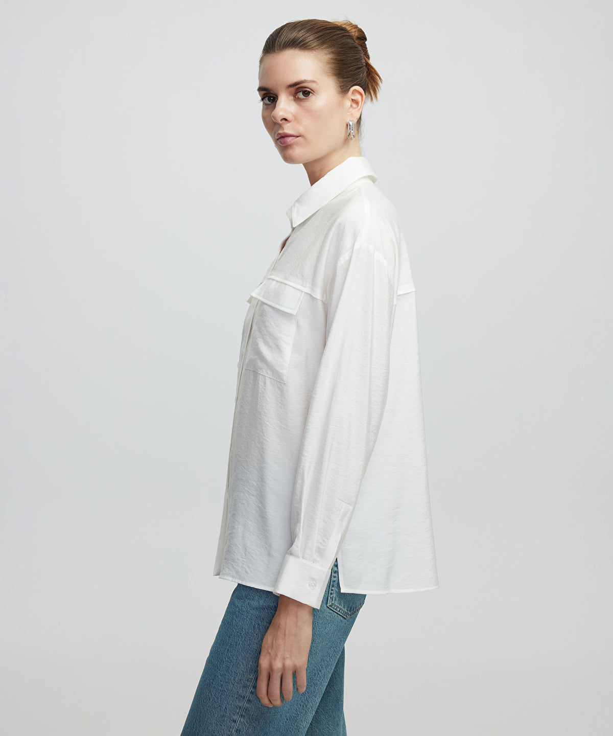 Zoomed Shirt With Pockets