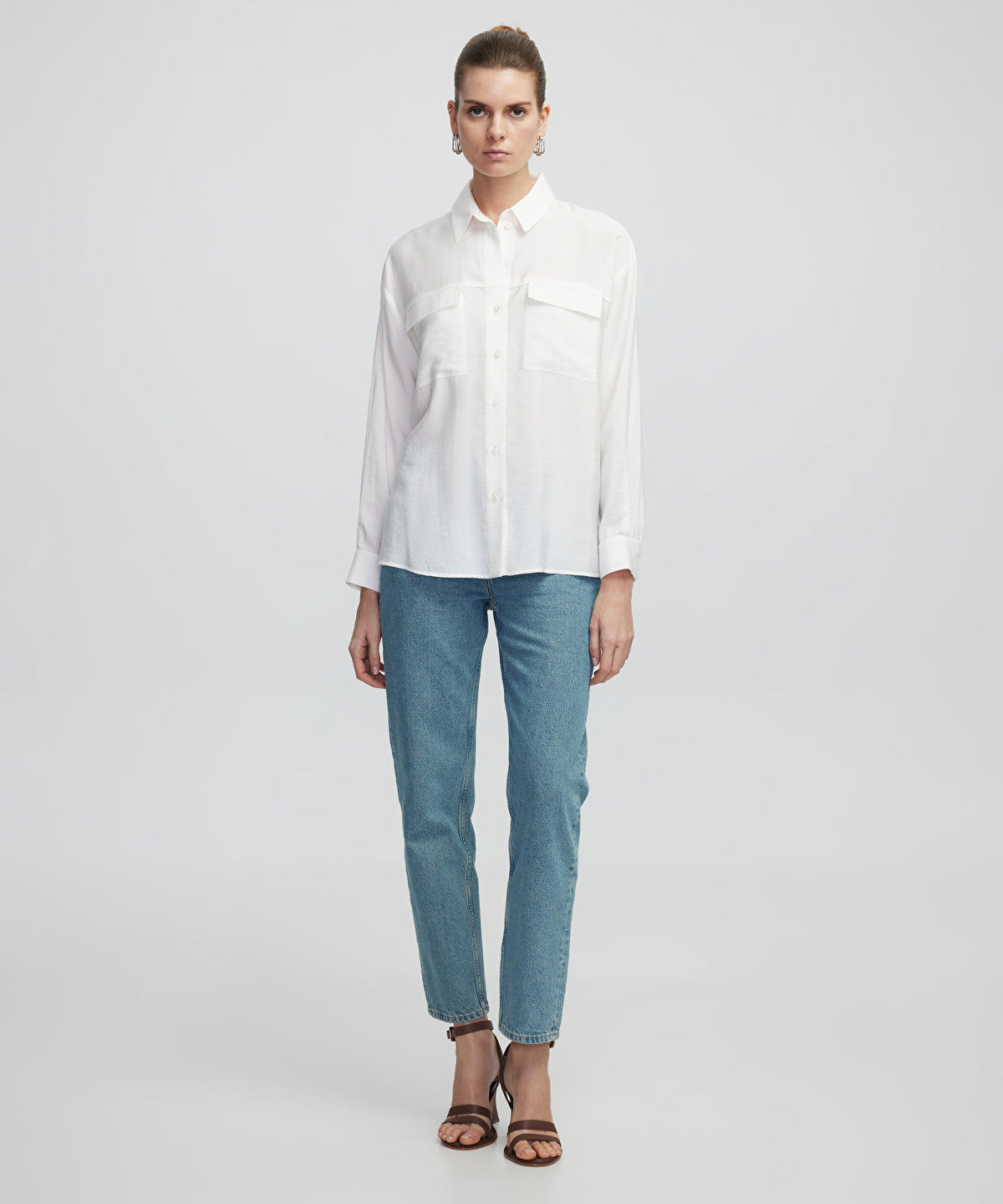 Zoomed Shirt With Pockets