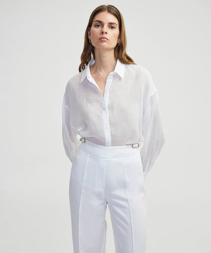 Relaxed Fit Linen Shirt 