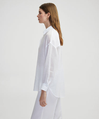 Relaxed Fit Linen Shirt 