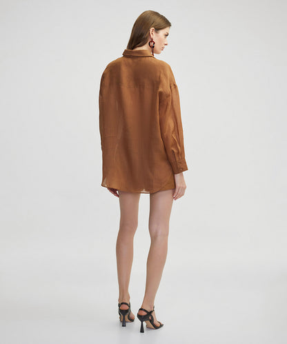 Relaxed Fit Linen Shirt 