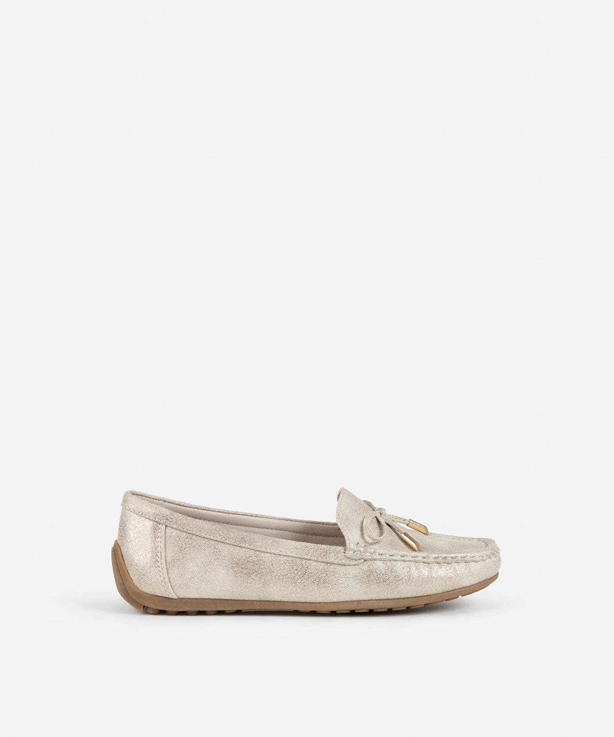 Zoomed Loafers With Bow