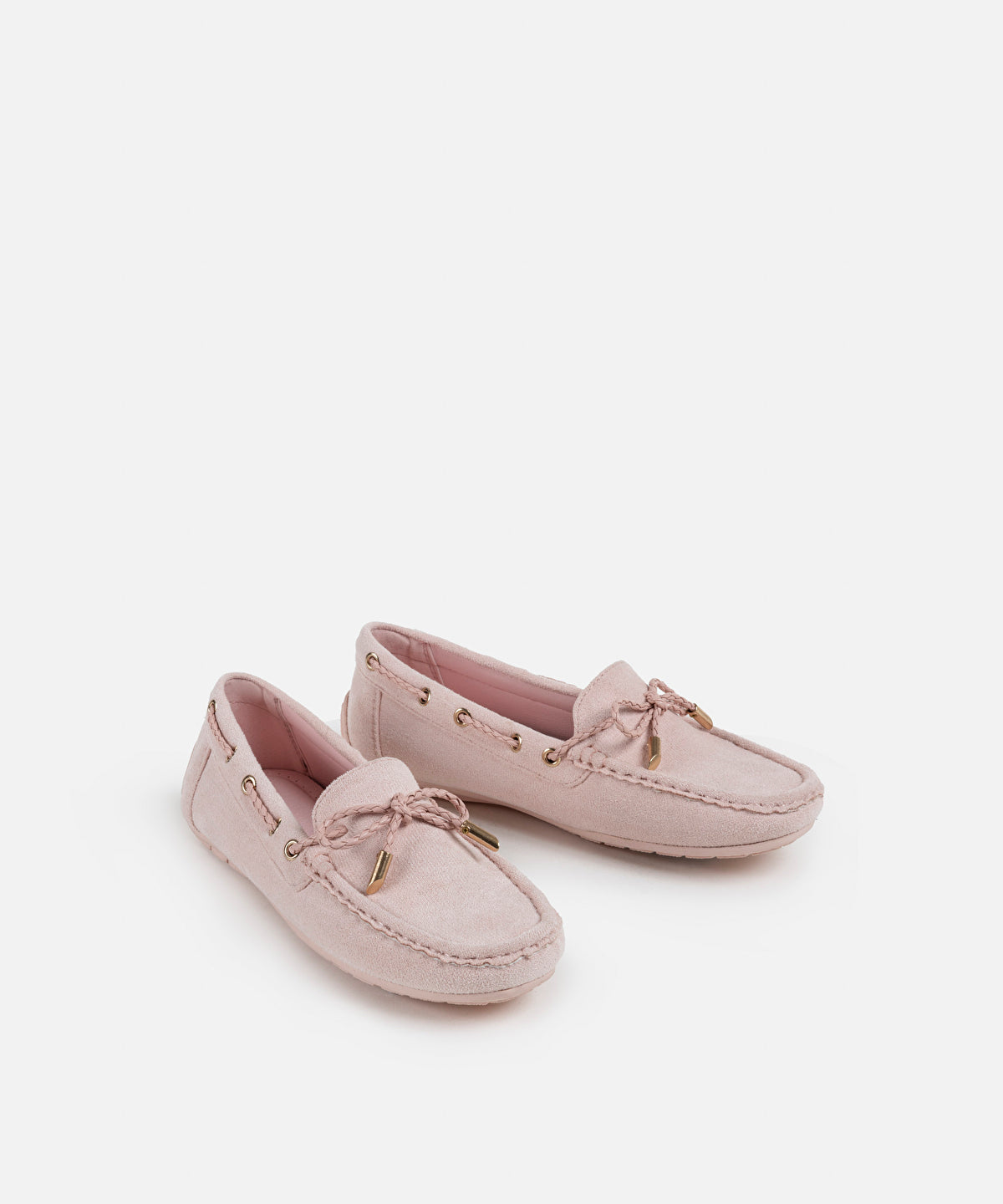 Zoomed Loafers With Bow