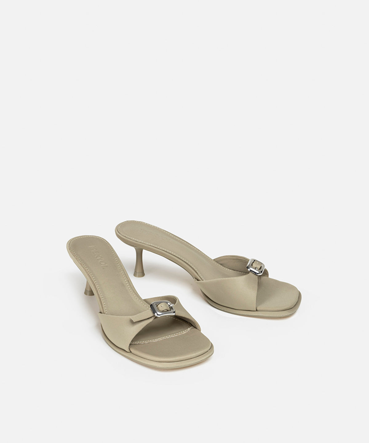 Zoomed High Heel Sandals With Buckles