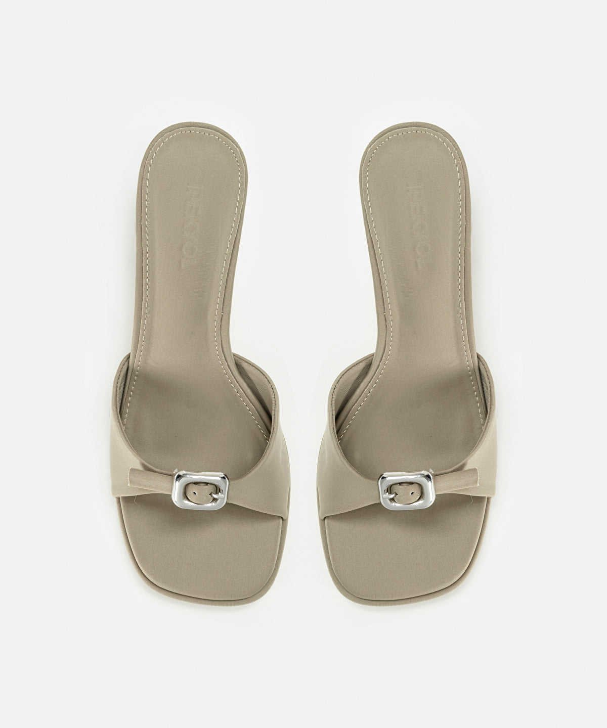 Zoomed High Heel Sandals With Buckles