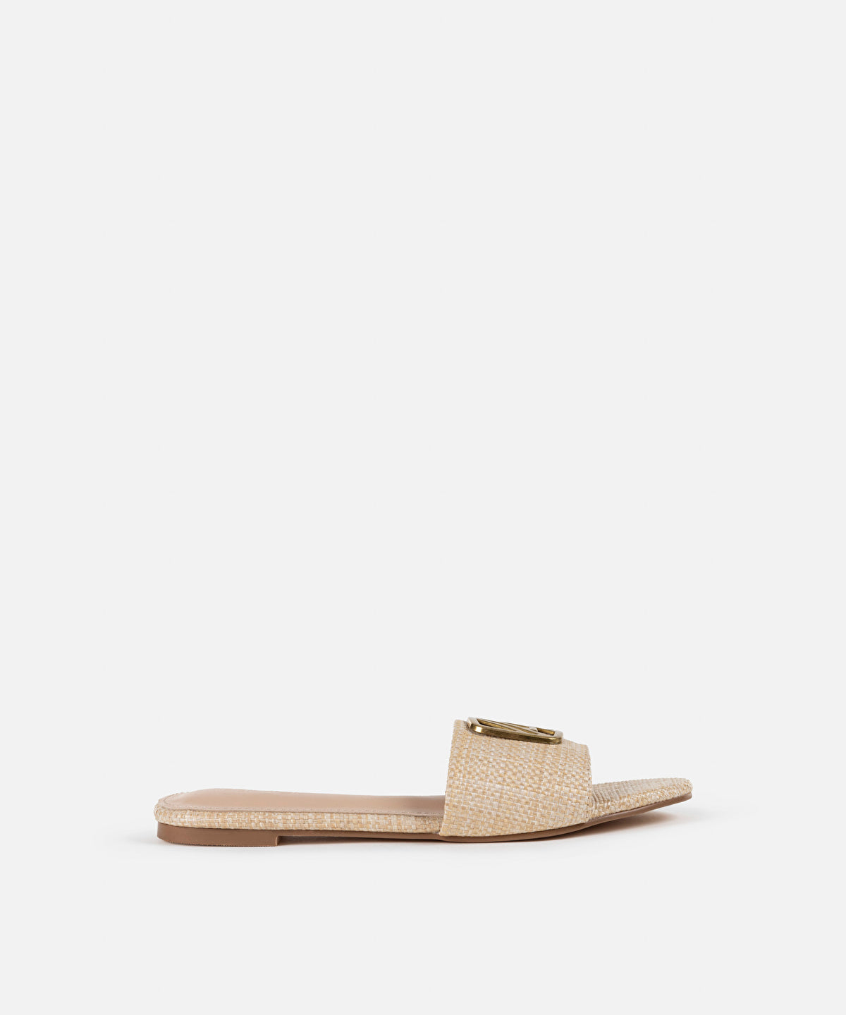 Monogram Buckled Slippers