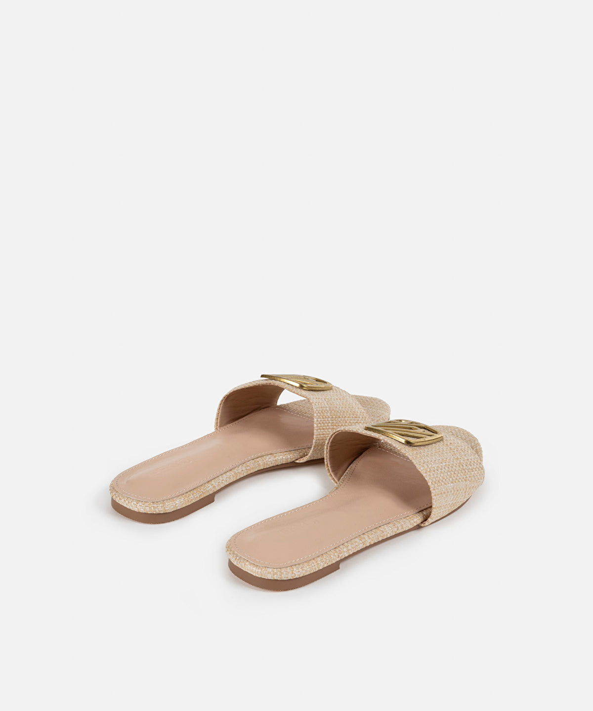 Monogram Buckled Slippers