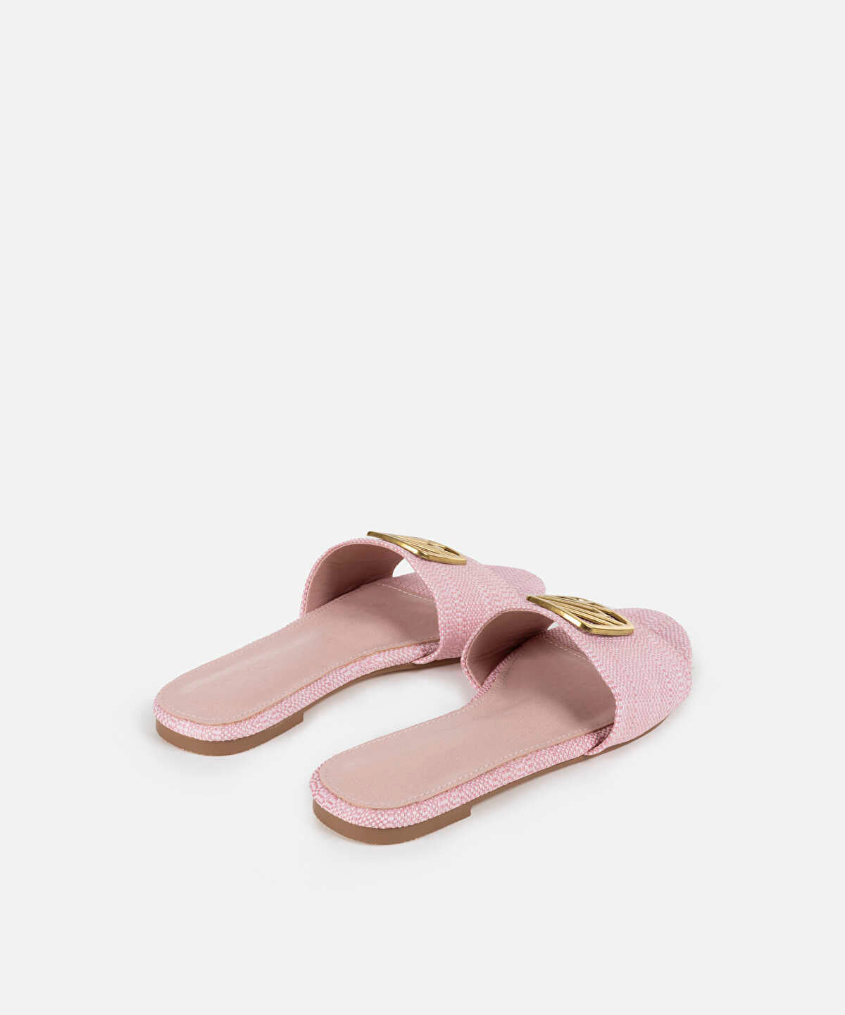 Monogram Buckled Slippers