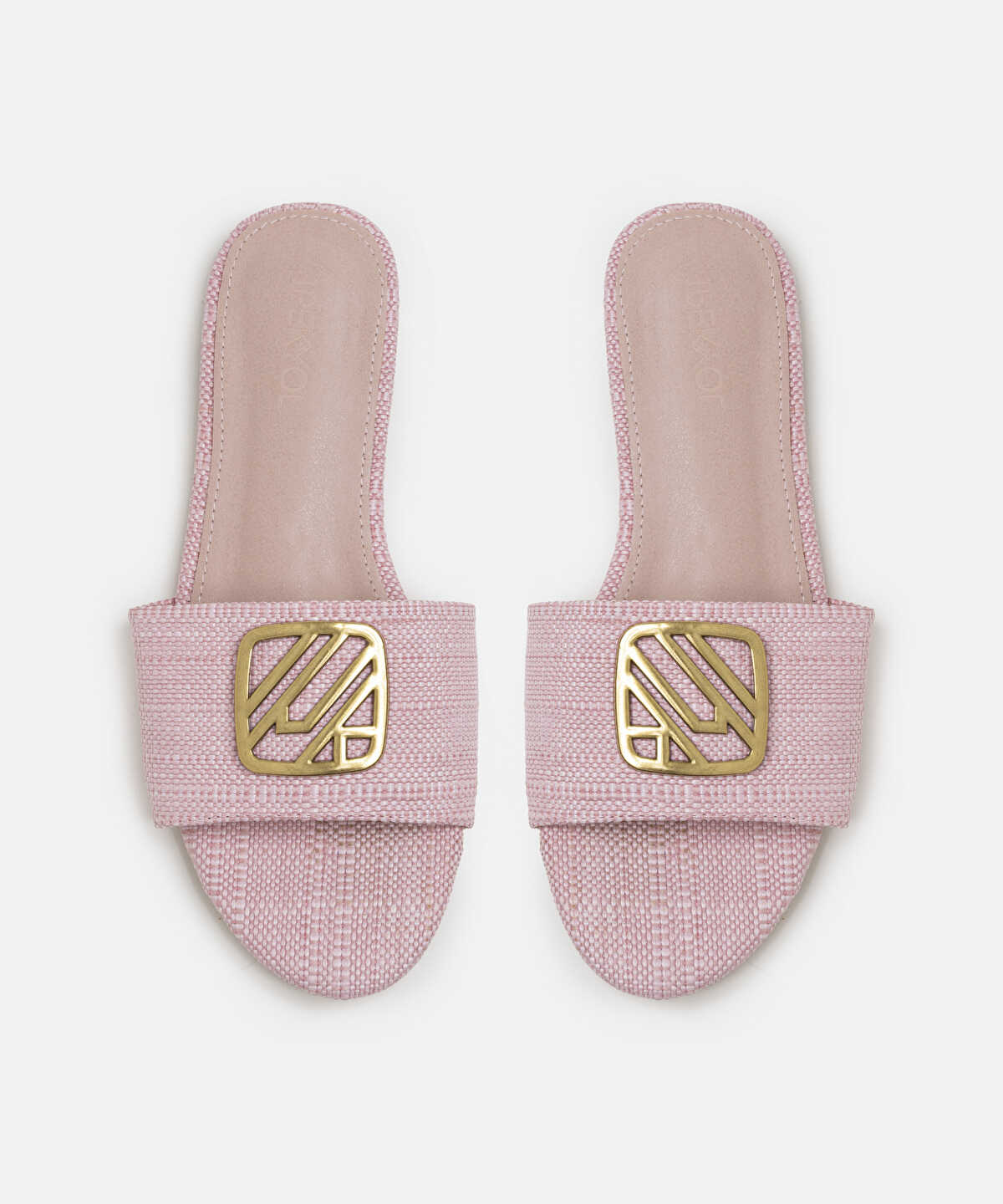Monogram Buckled Slippers