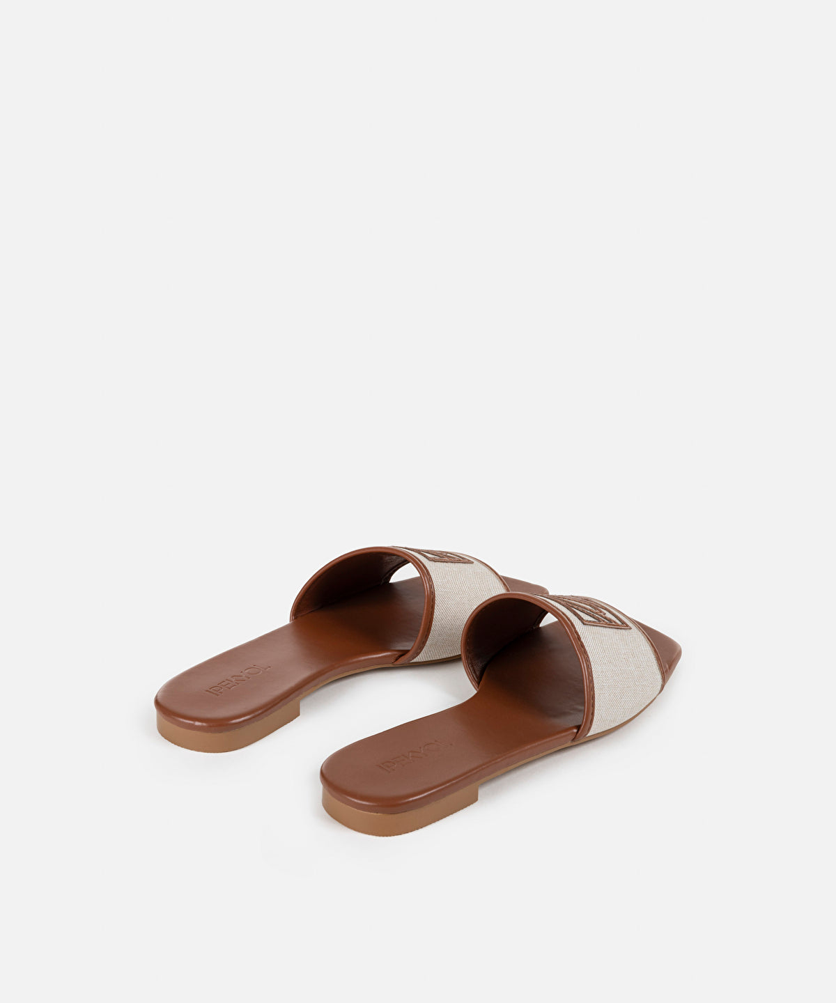 Zoomed Monogram Applique Slippers