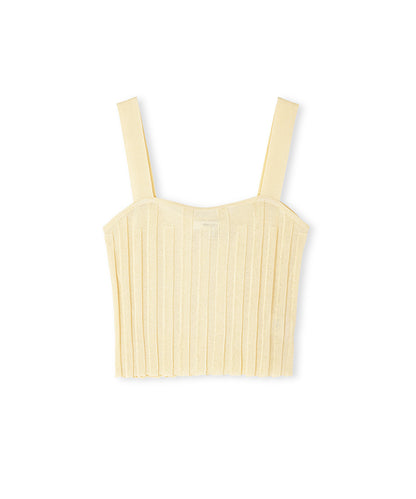 Strappy knit top