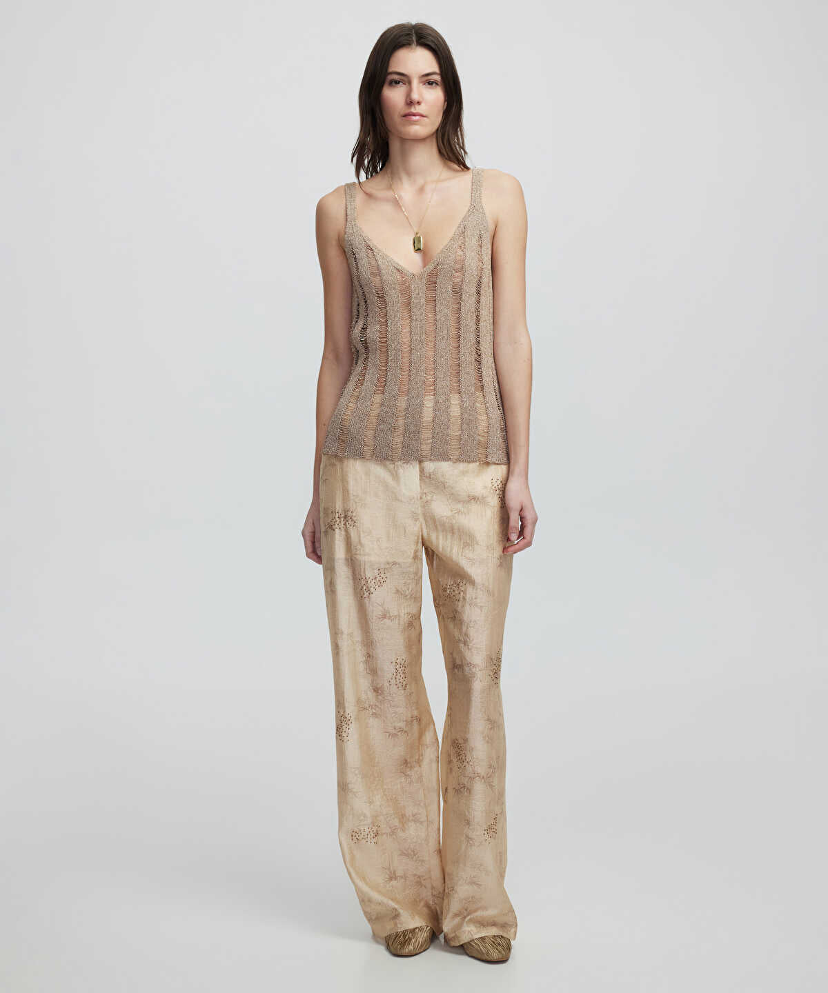 Openwork Knit Top