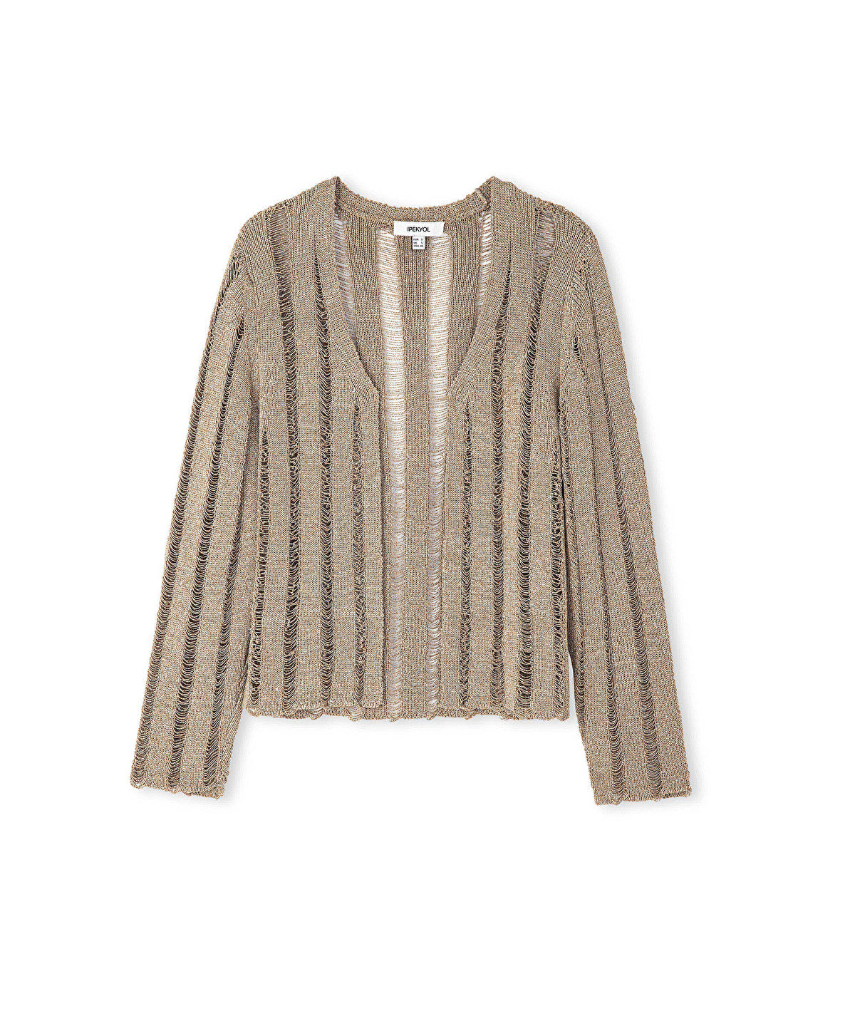Zoomed Openwork Knit Cardigan