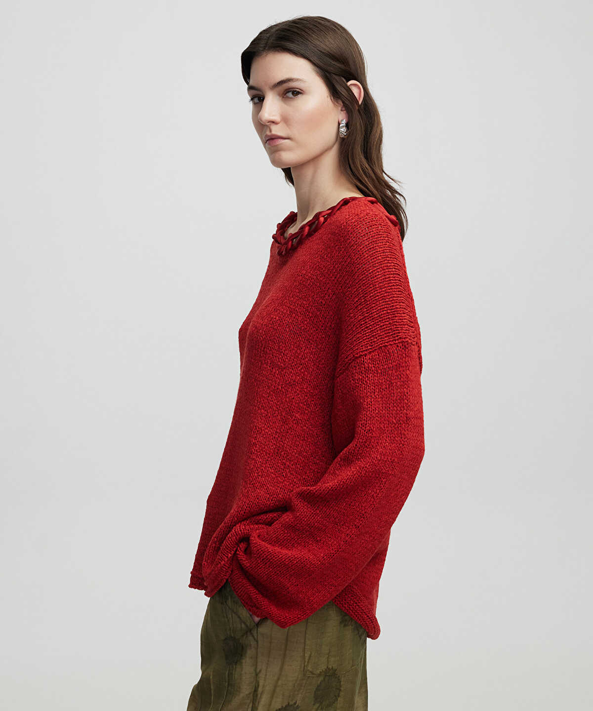 Knit Sweater With Applique