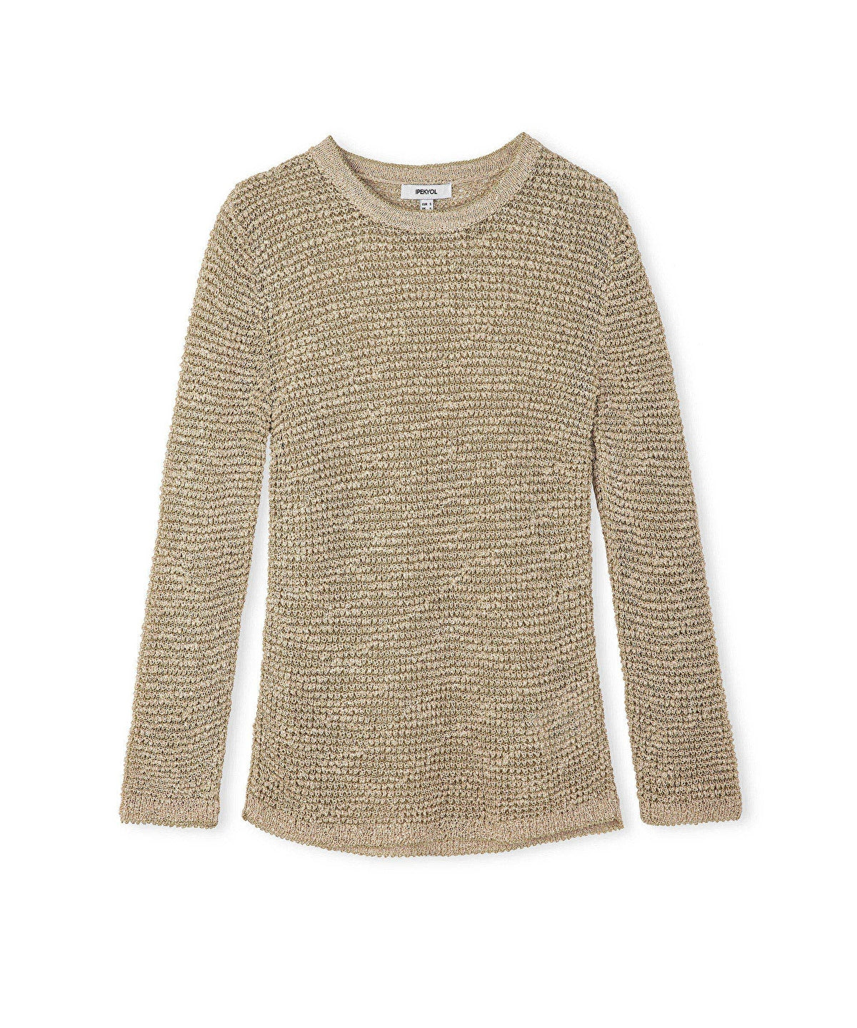 Zoomed Openwork Knit Sweater