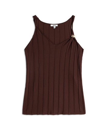 Buckled Knit Top