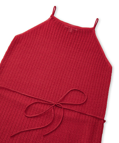 Halter Neck Knit Top