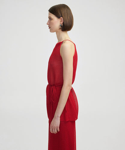 Halter Neck Knit Top