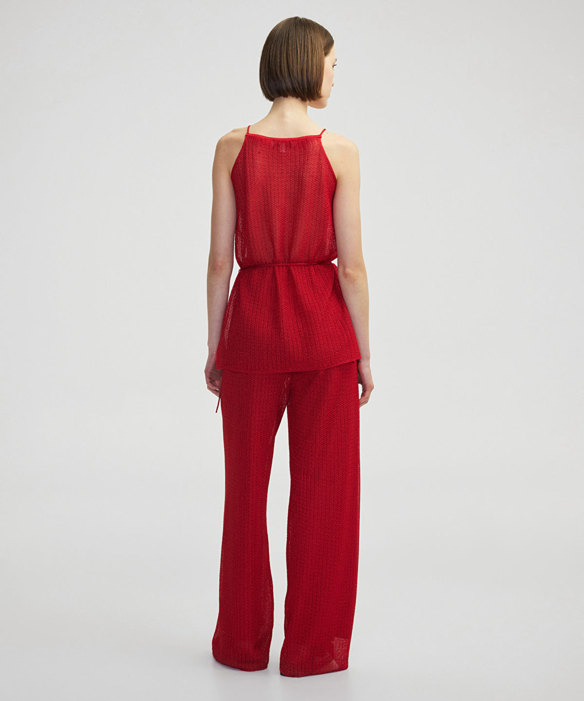 Halter Neck Knit Top