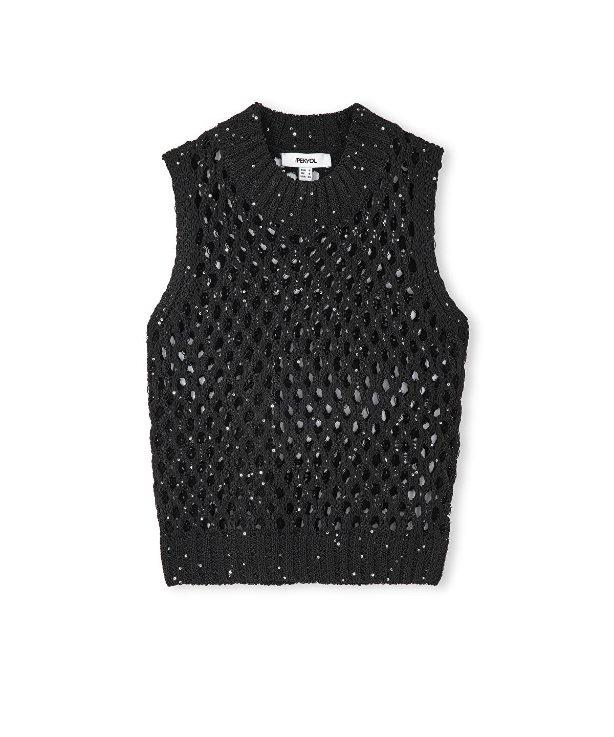 Sequinned Knit Top