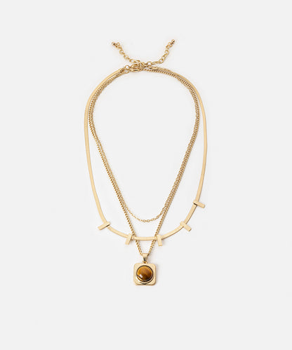 Layered necklace