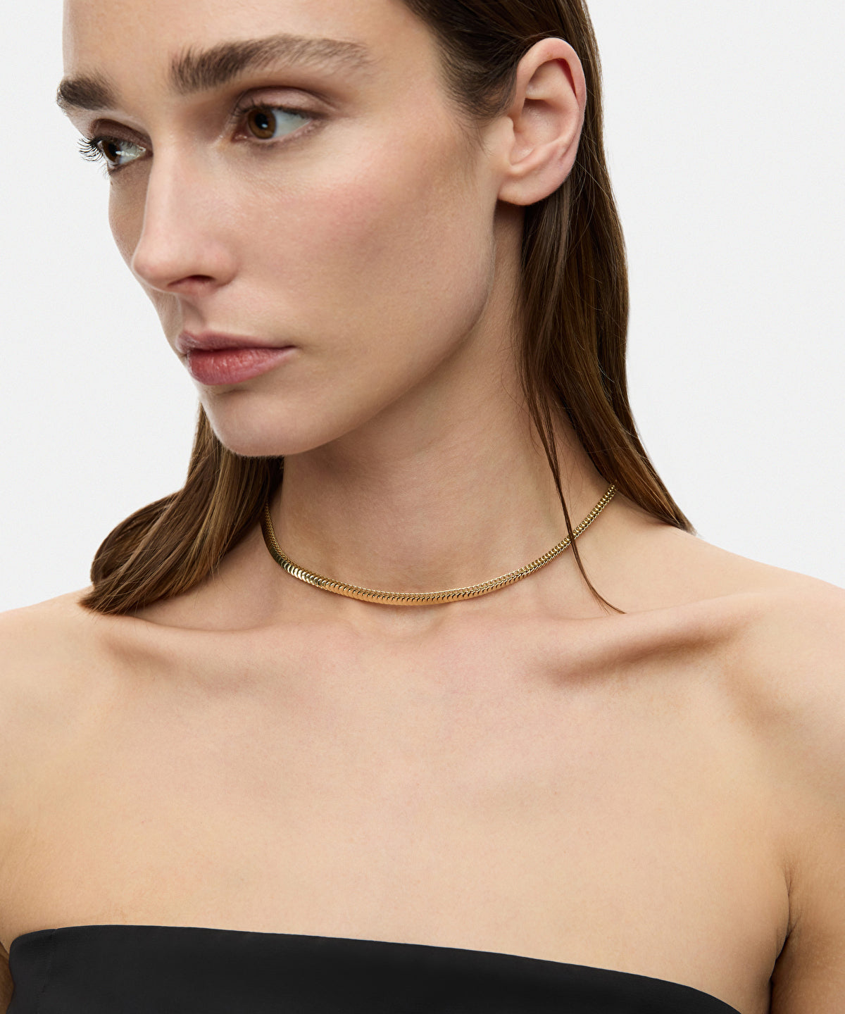 Metal chain necklace