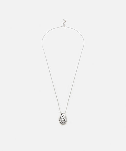 Textured Pendant Necklace