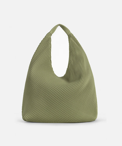 Textured maxi bag
