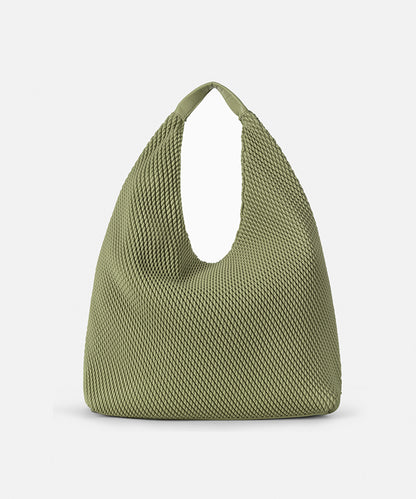 Textured maxi bag