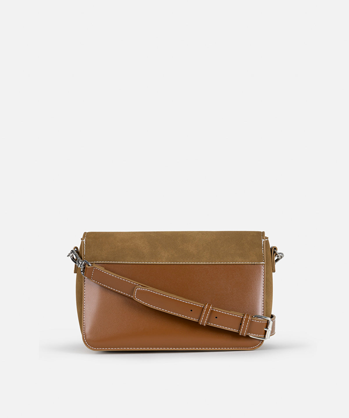 Zoomed Bag With Metal Buckle