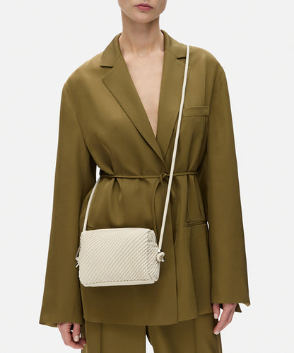 Textured crossbody bag