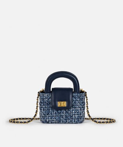 Tweed mini bag