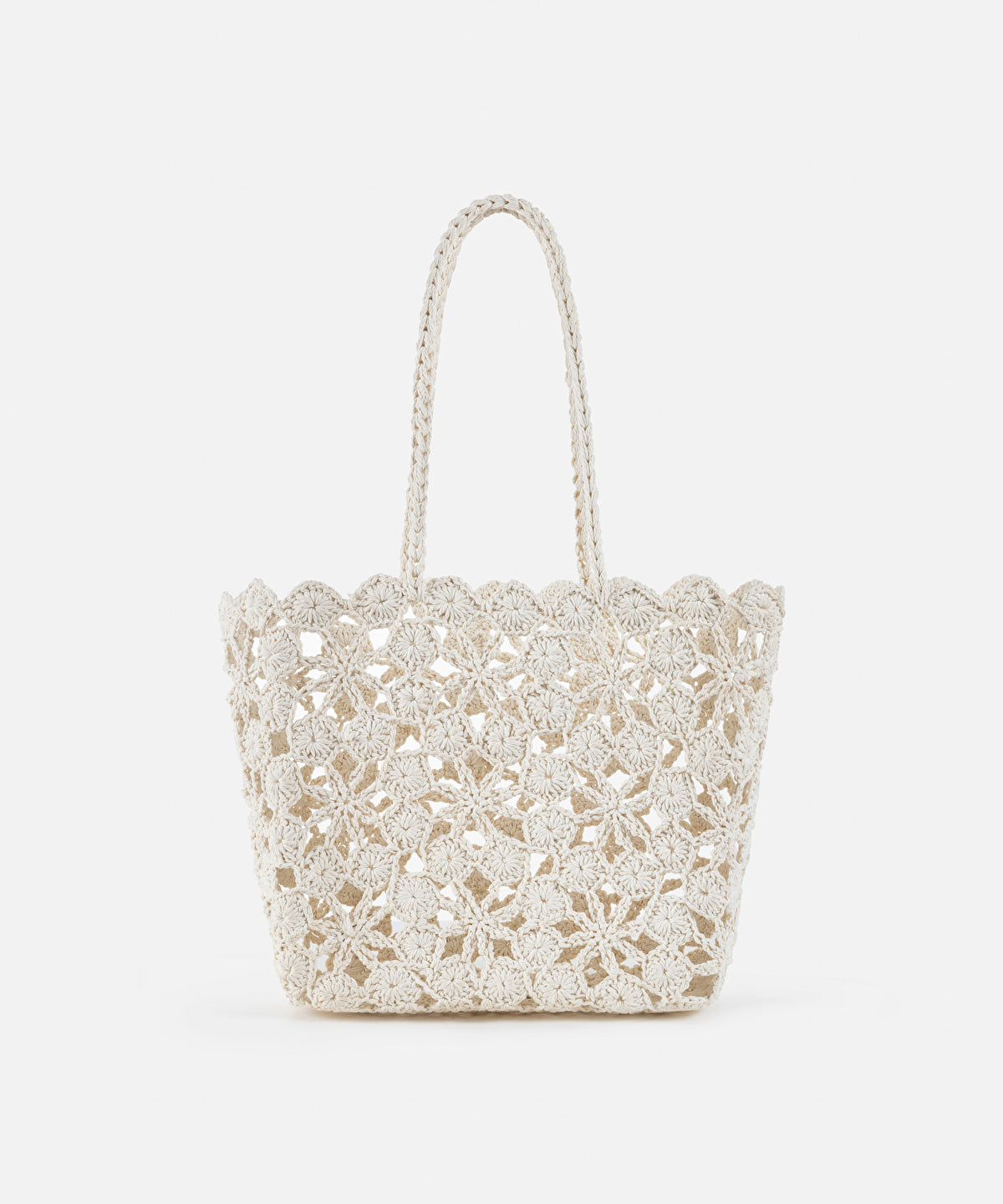 Braided Floral Bag