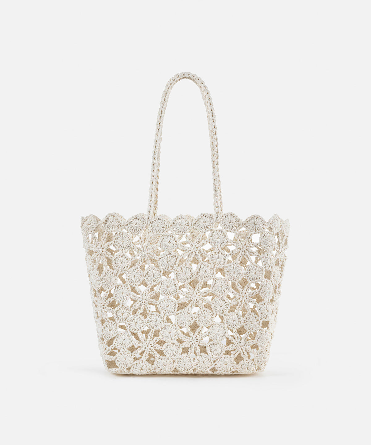 Braided Floral Bag