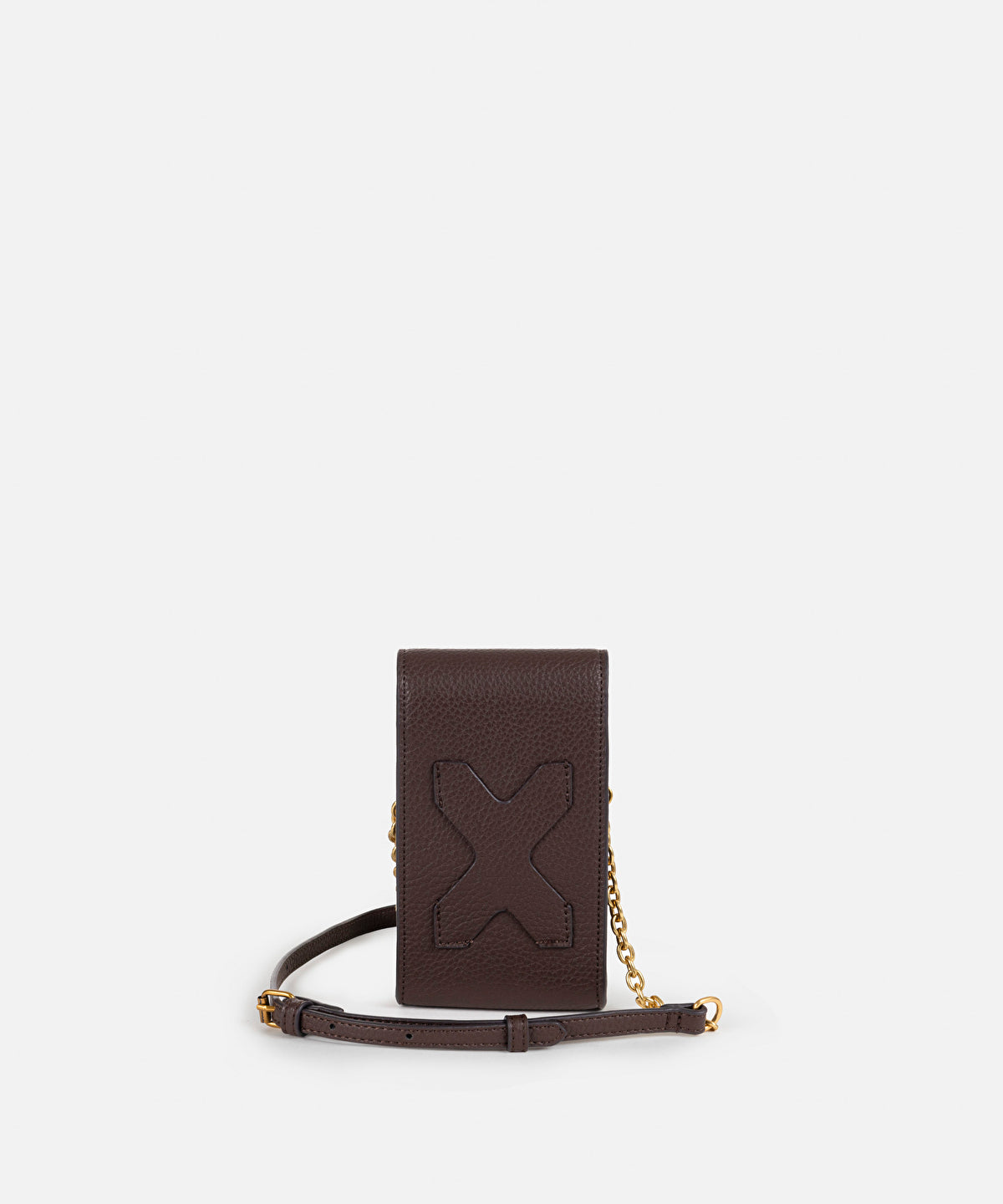 Leather-Effect Buckle Bag