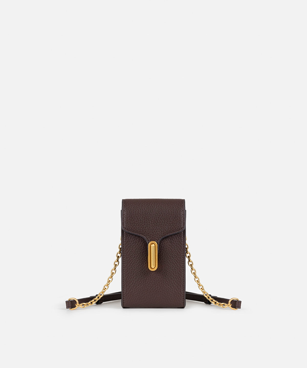 Leather-Effect Buckle Bag