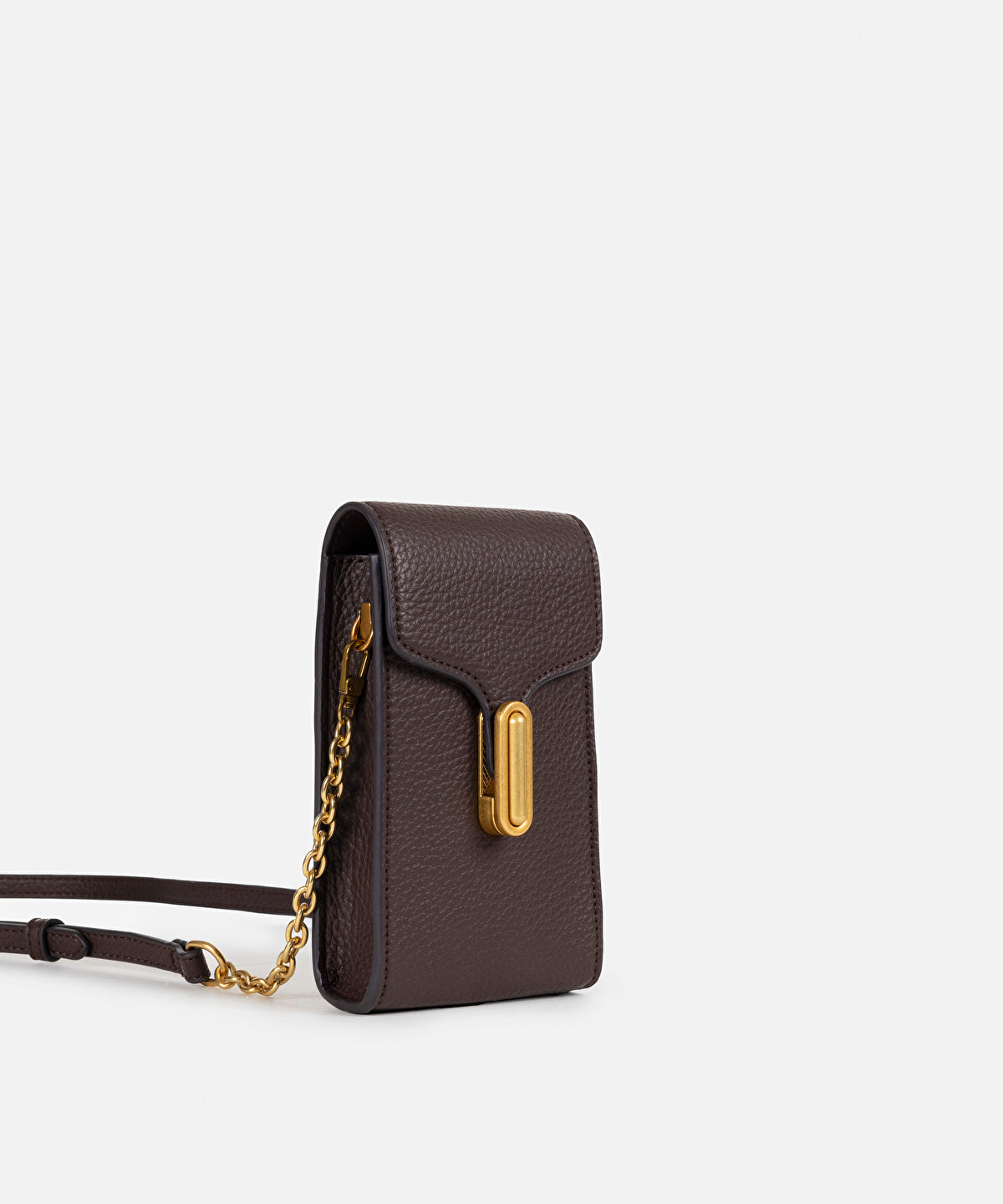 Leather-Effect Buckle Bag