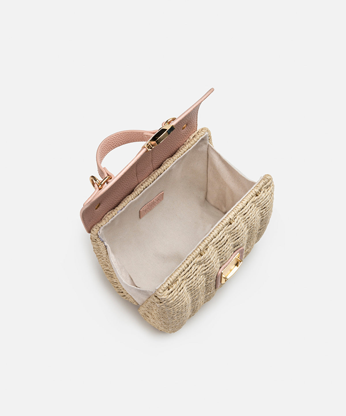 Top Handle Bamboo Bag