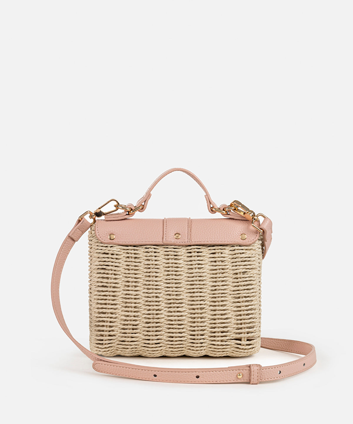 Top Handle Bamboo Bag
