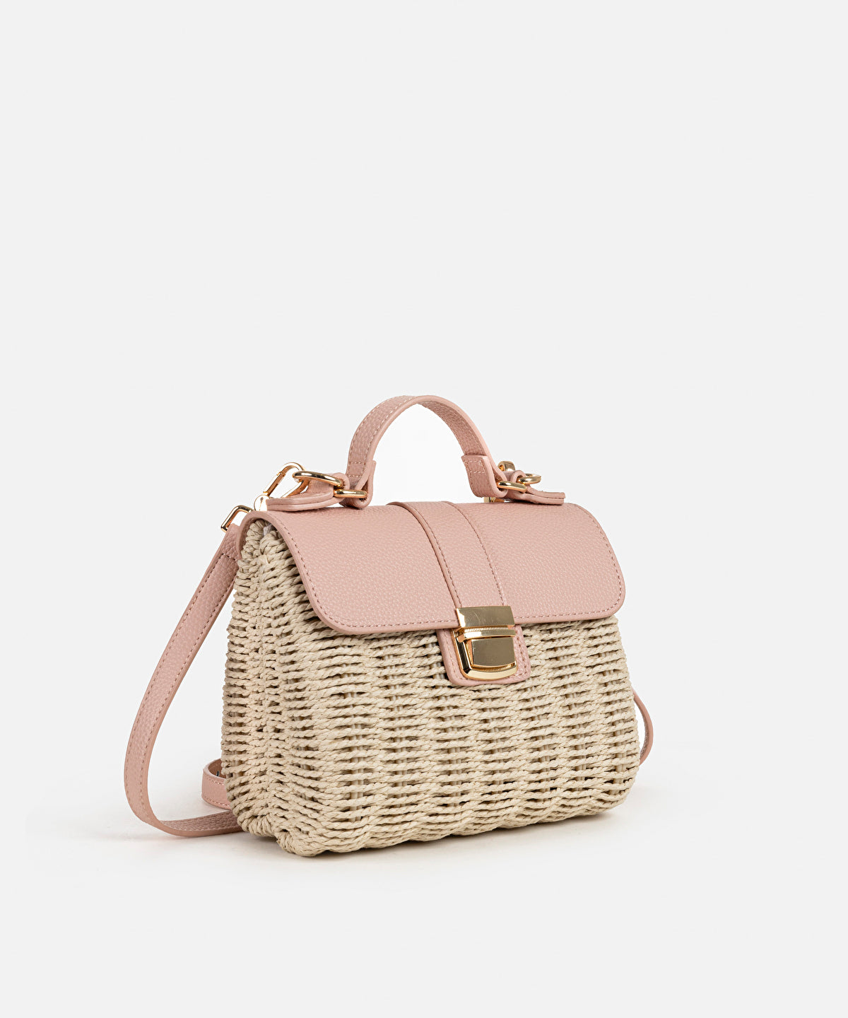 Top Handle Bamboo Bag