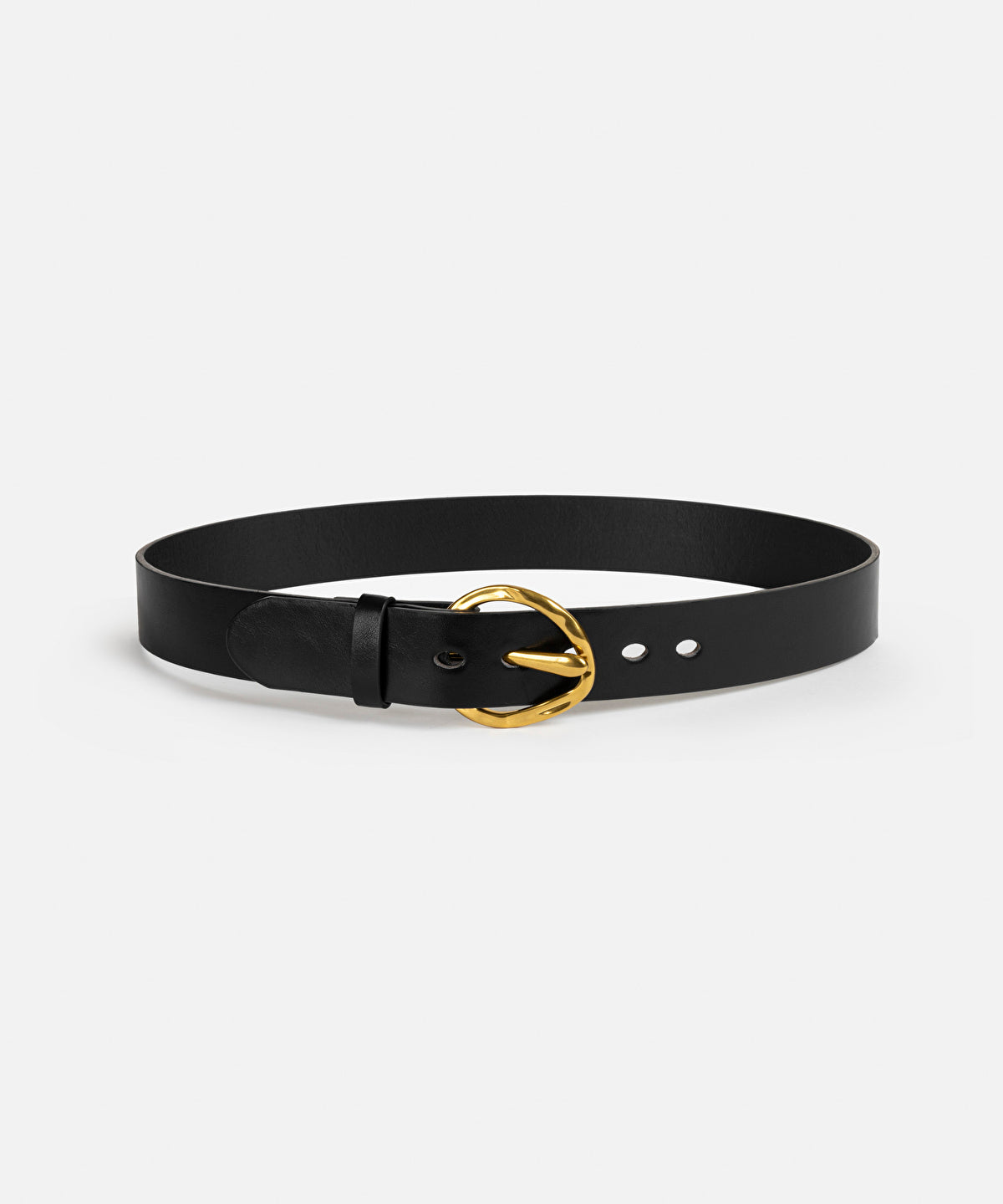Zoomed Belt With Oval Buckle