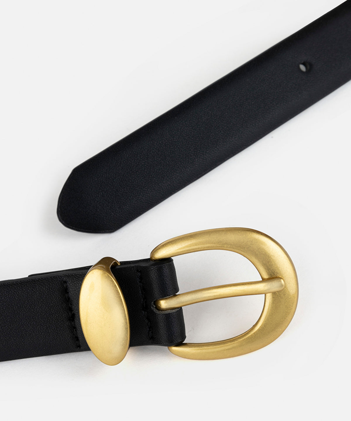Leather-effect belt