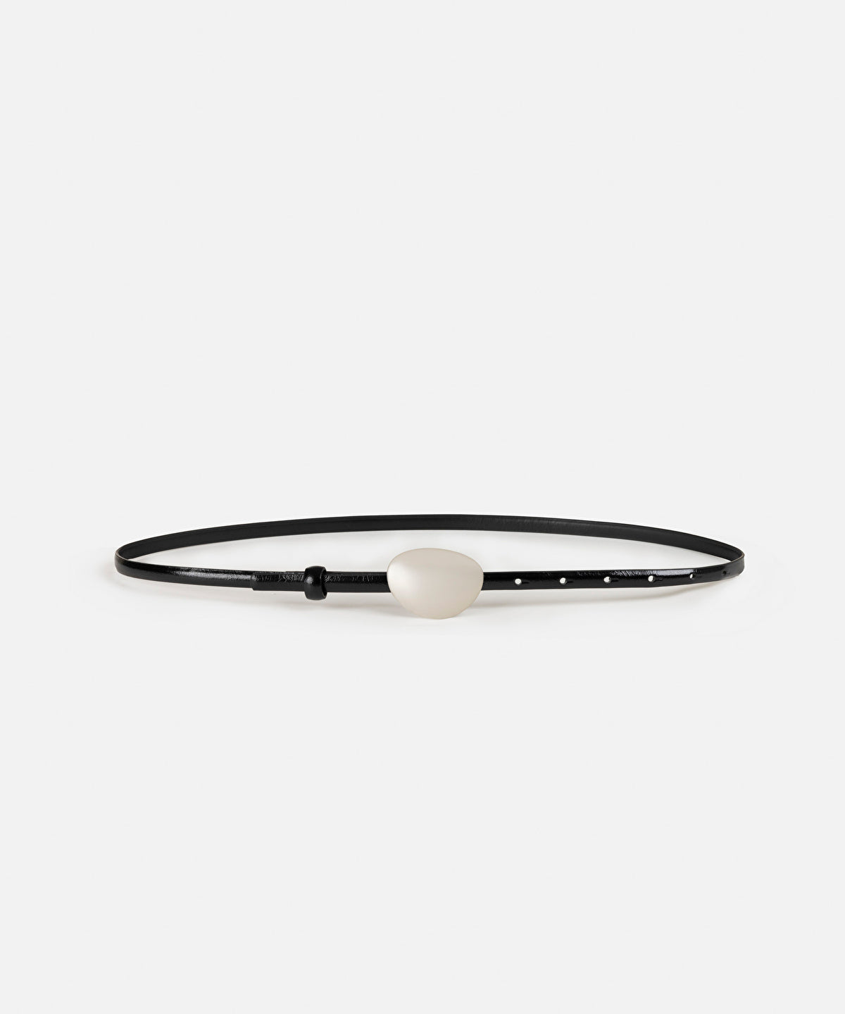 Zoomed Oval Buckle Belt