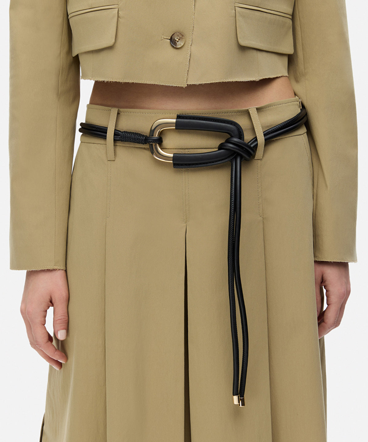 Zoomed Cord Belt