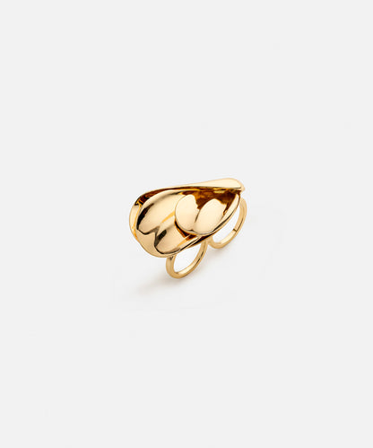 Multi-piece leaf ring