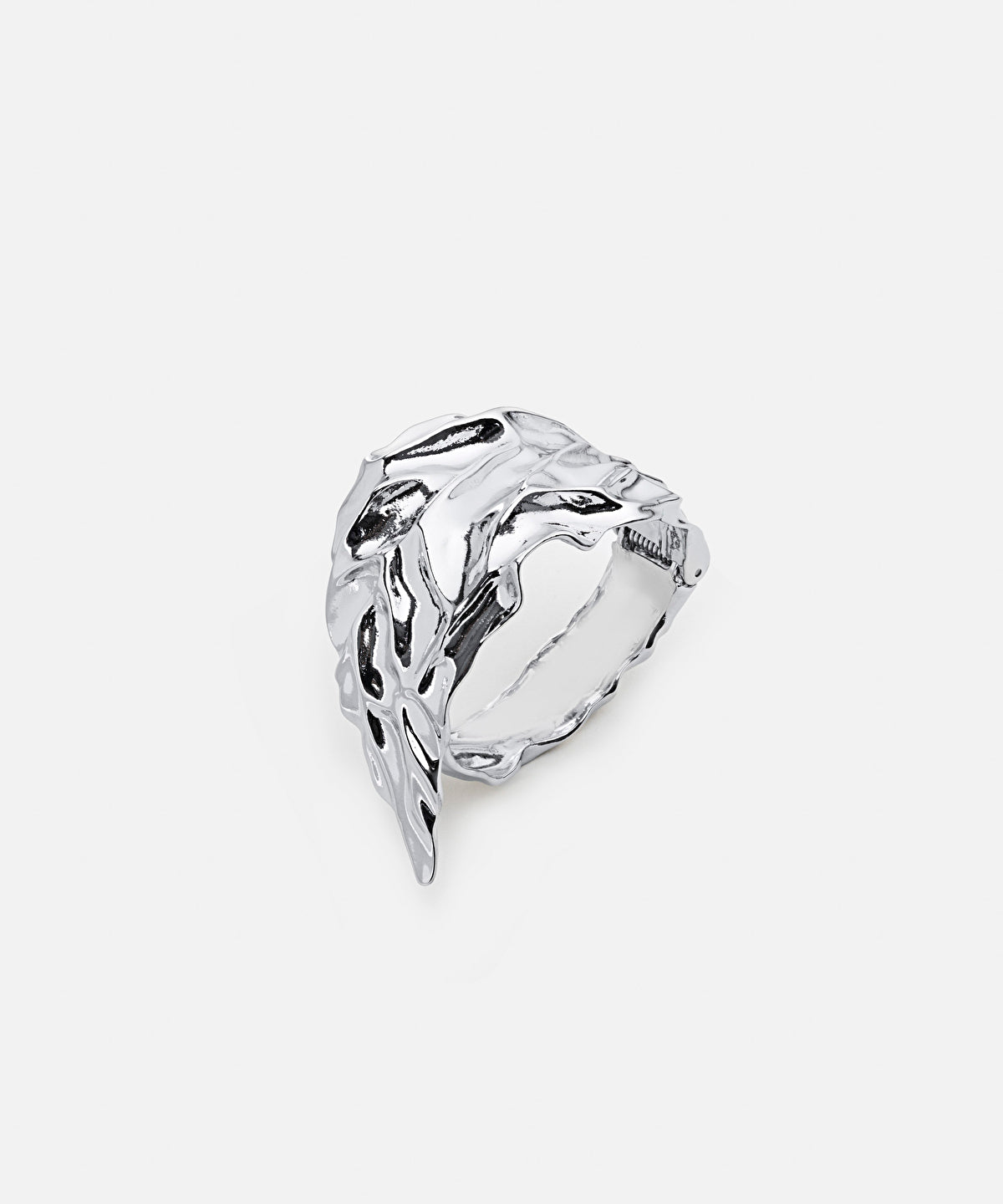 Zoomed Amorphous Metal Earrings