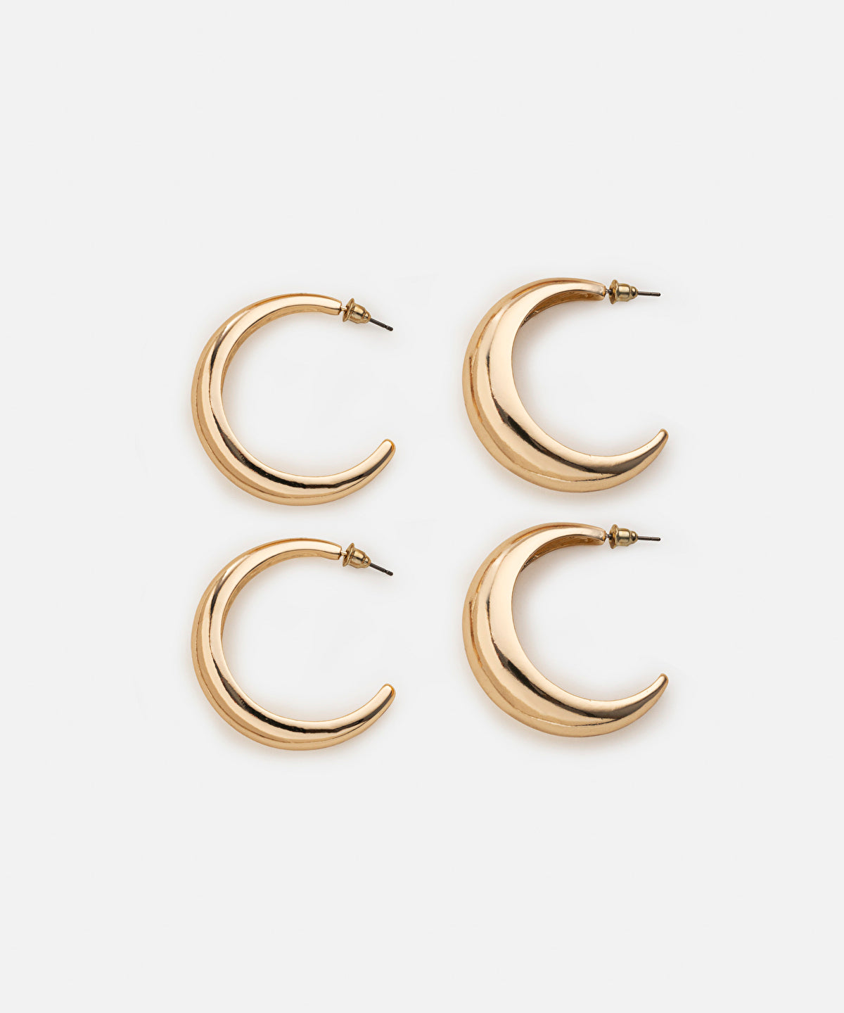 Hoop earrings set