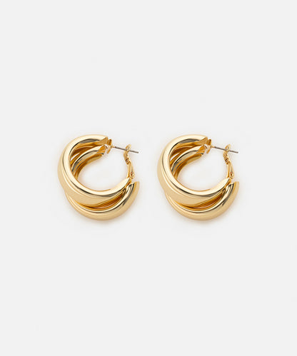 Intertwined earrings
