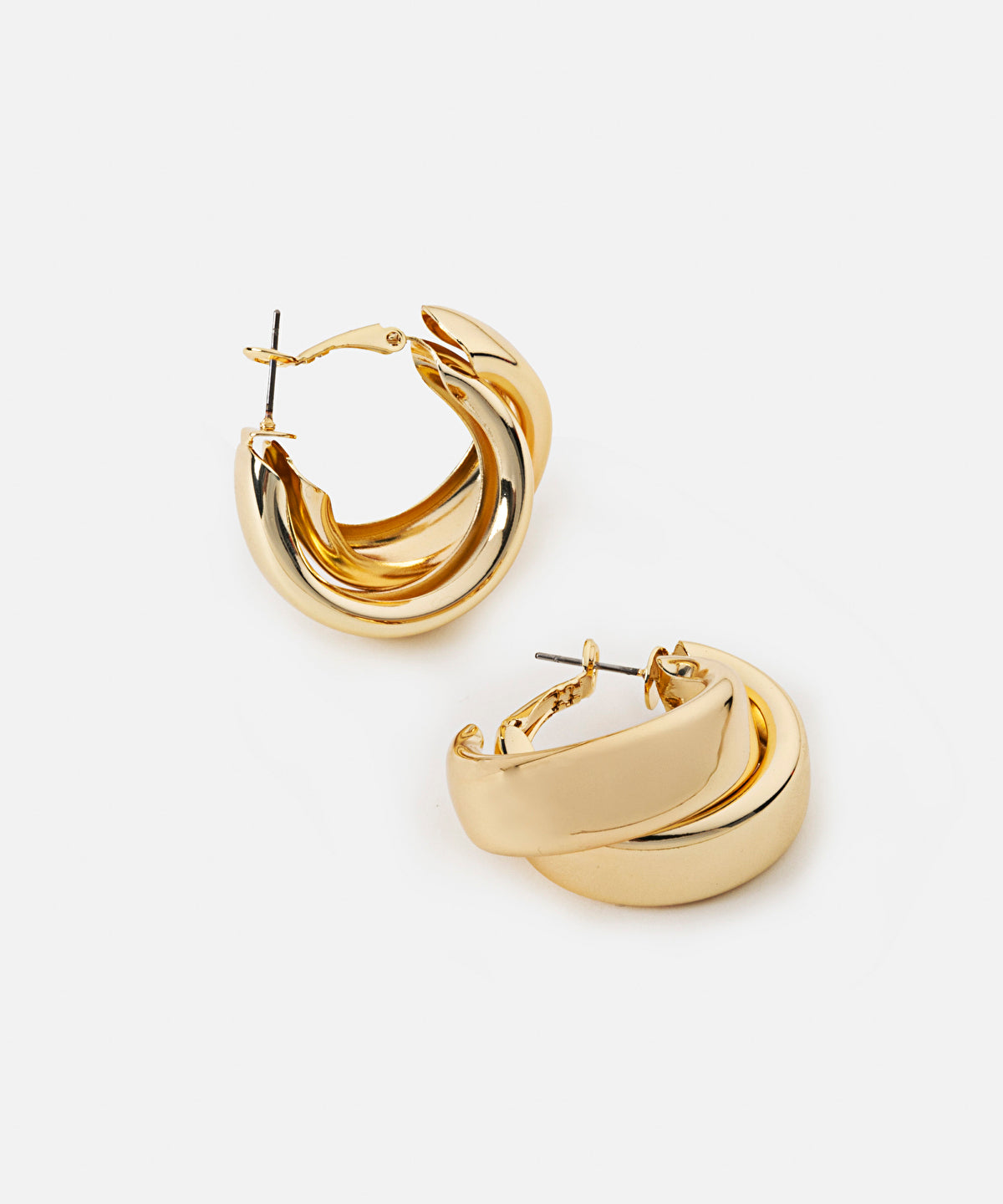 Intertwined earrings